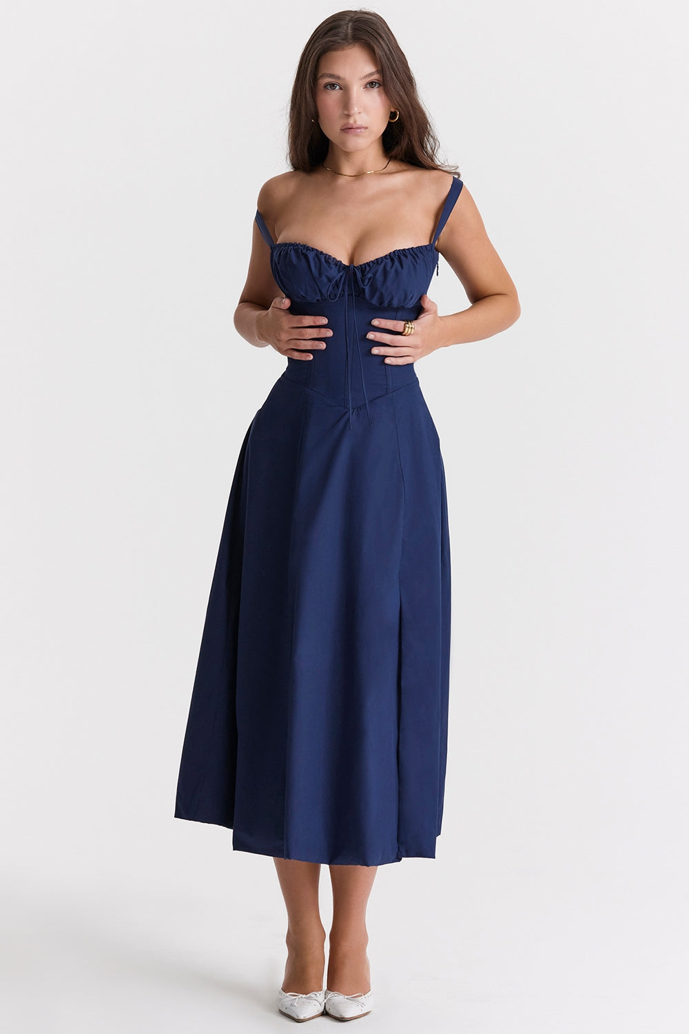 Spring Breeze Dress Navy Blue