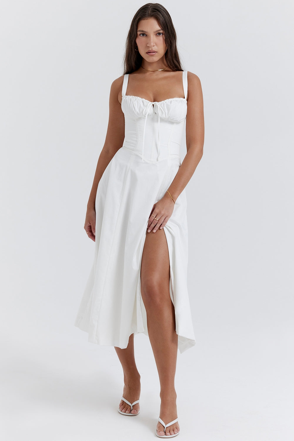 Spring Breeze Dress White