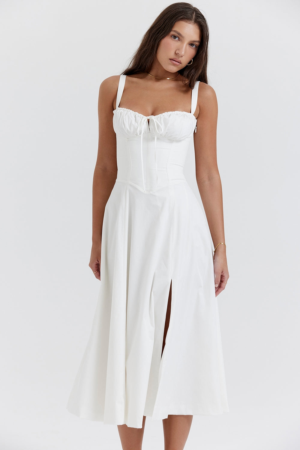 Spring Breeze Dress White